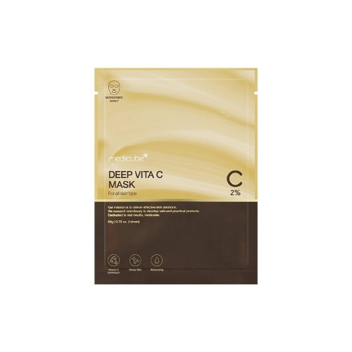 MEDICUBE Deep Vita C Mask (1ea) | Korean Masks | StyleKorean.com | Style Korean
