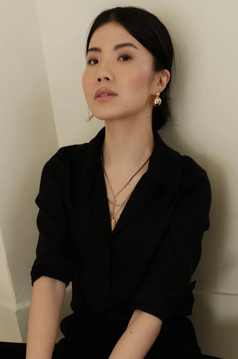 The Grace Silk Long Sleeve Blouse Black | SophieGrace