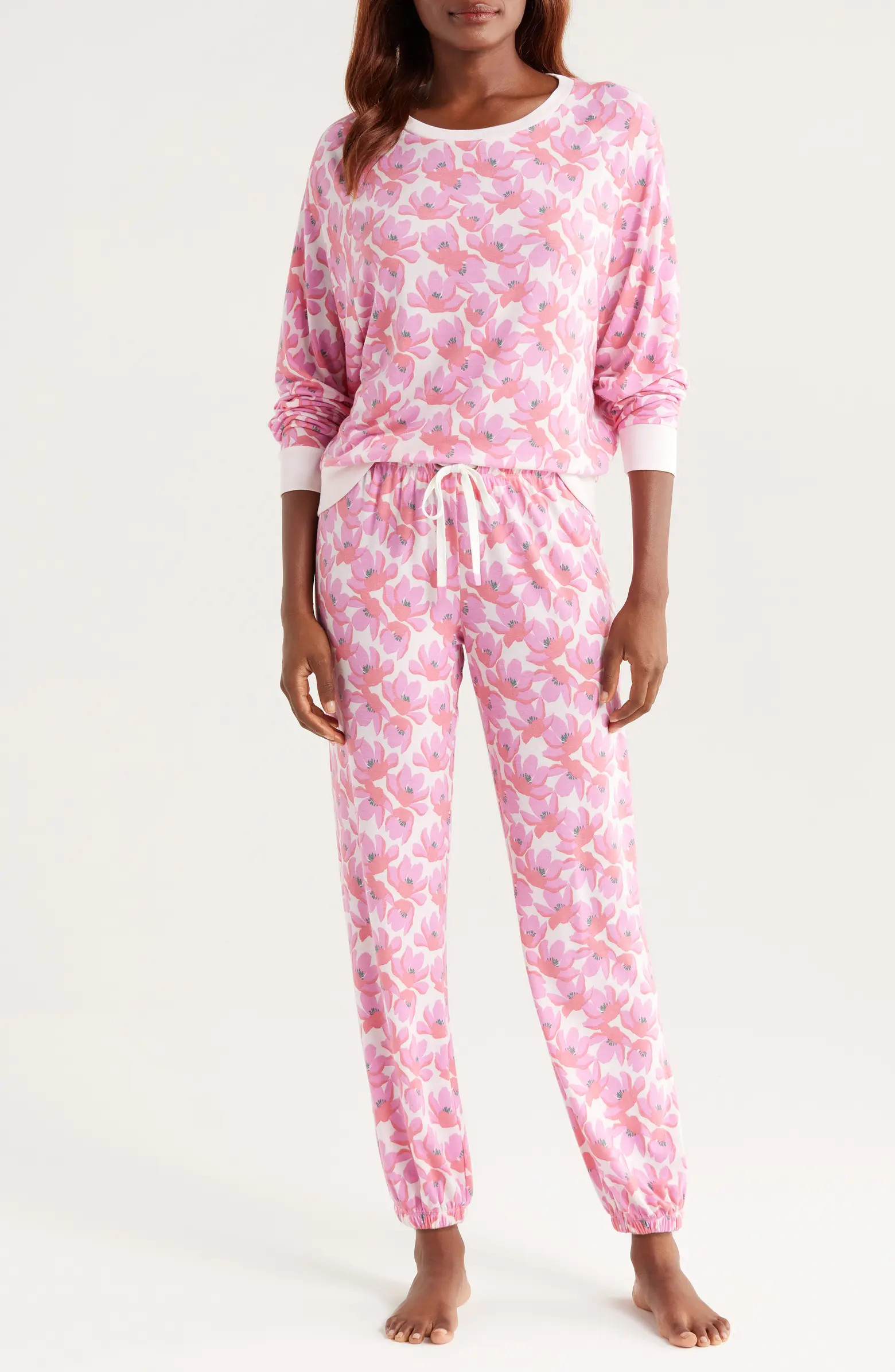 Star Seeker Brushed Jersey Pajamas | Nordstrom