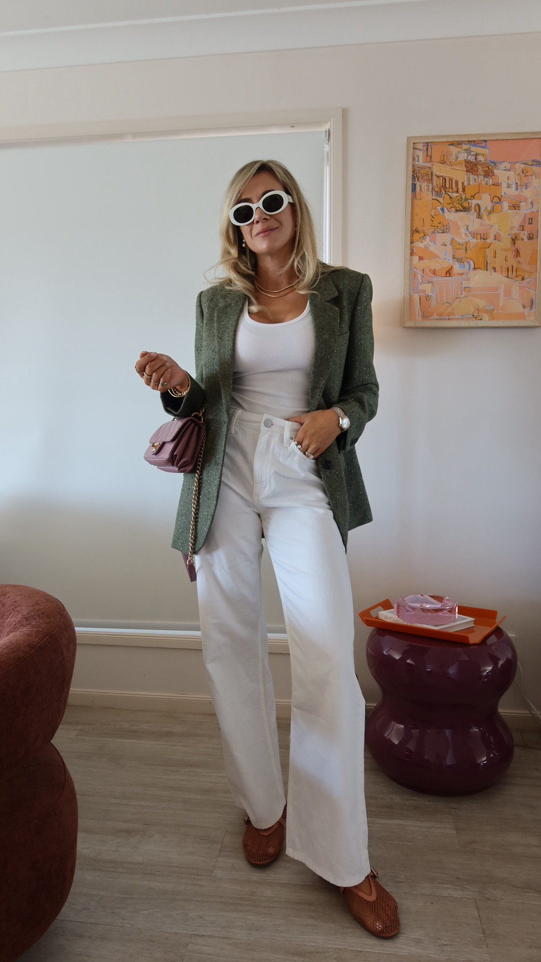 Loving this blazer from @Zara it is just the perfect autumn-winter addition to my wardrobe 💚

I’m wearing a size M
Tank size 10 DISSH
Jeans size 27/9 Jag
Ballet flats size 41 Alaia
Bag Chloe
Sunnies Celine

#LTKaustralia #LTKstyletip #LTKautumn
