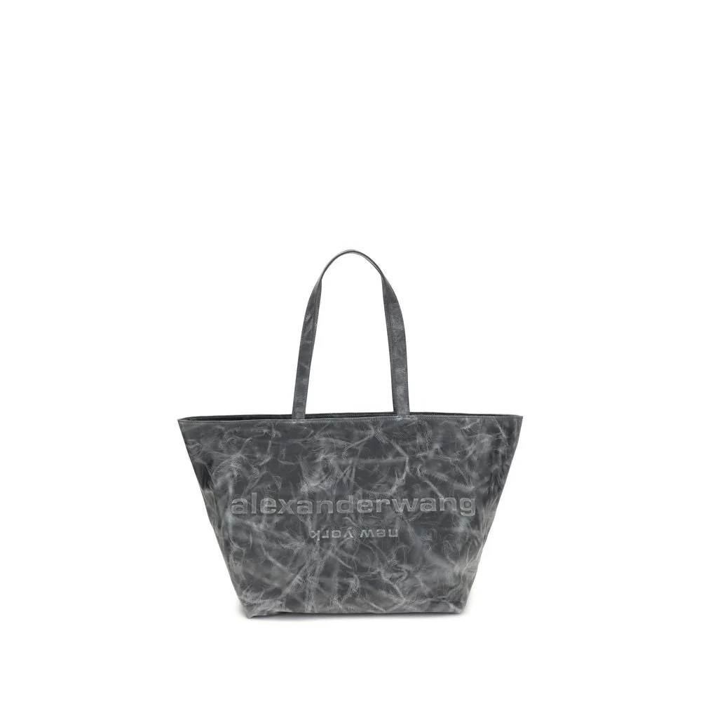 Gray Leather Shoulder Bag | Shop Simon
