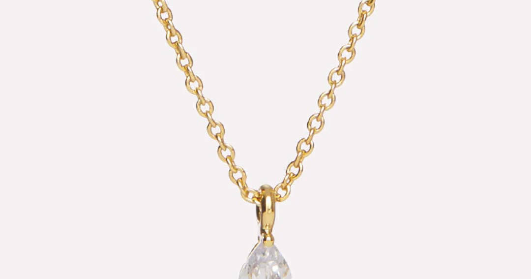 Delicate Solitaire Pendant - Elise Pendant | Ana Luisa