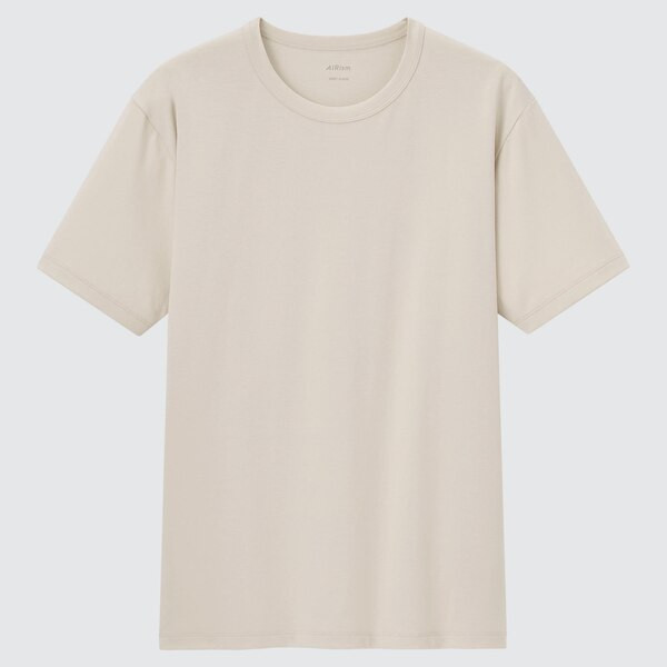 AIRism Cotton Crew Neck Short-Sleeve T-Shirt | UNIQLO (US)