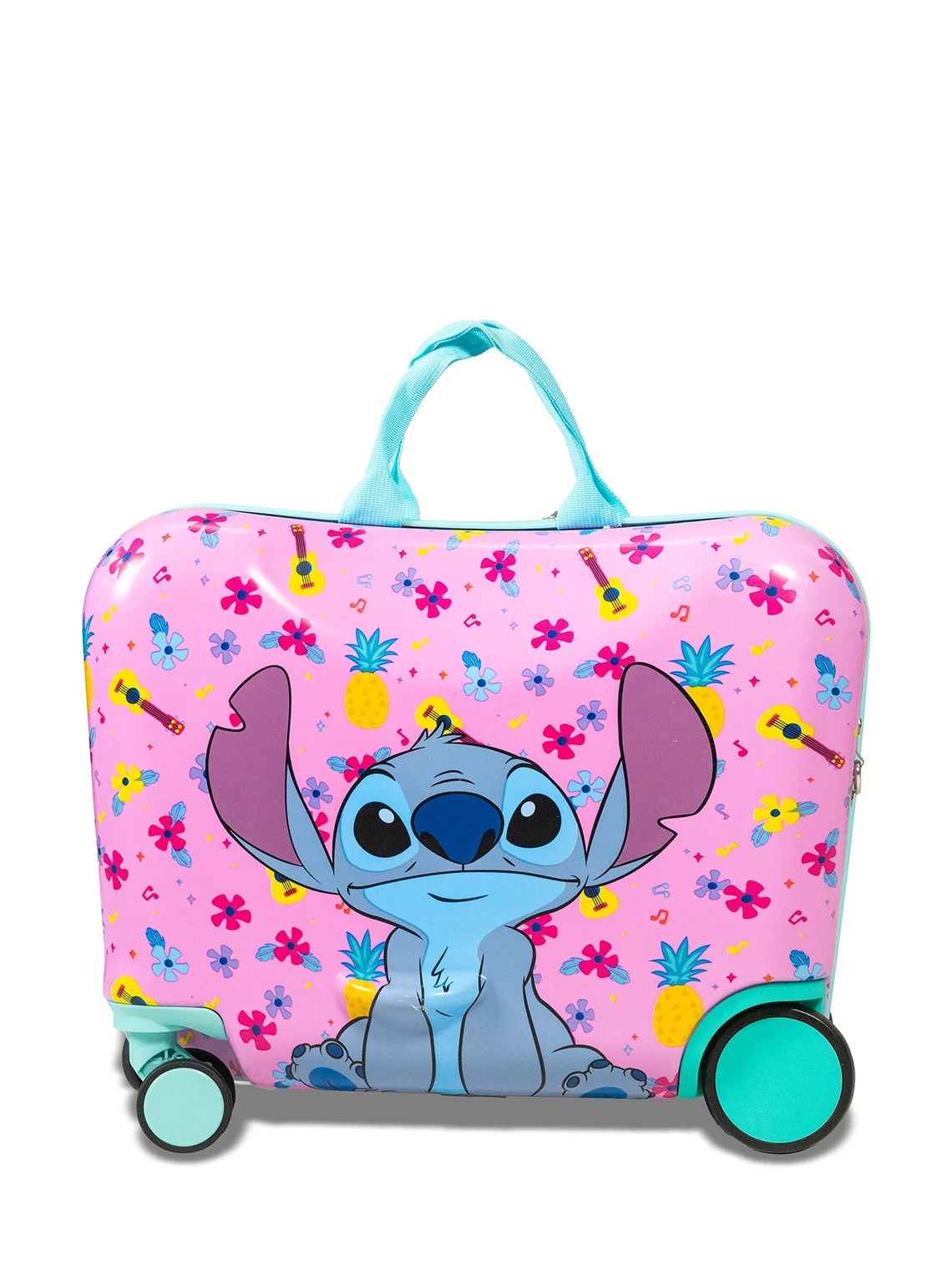 Kid's Disney Lilo and Stitch Floral Character Ride On Scooter Hardside Luggage for Boys and Girls... | Walmart (US)