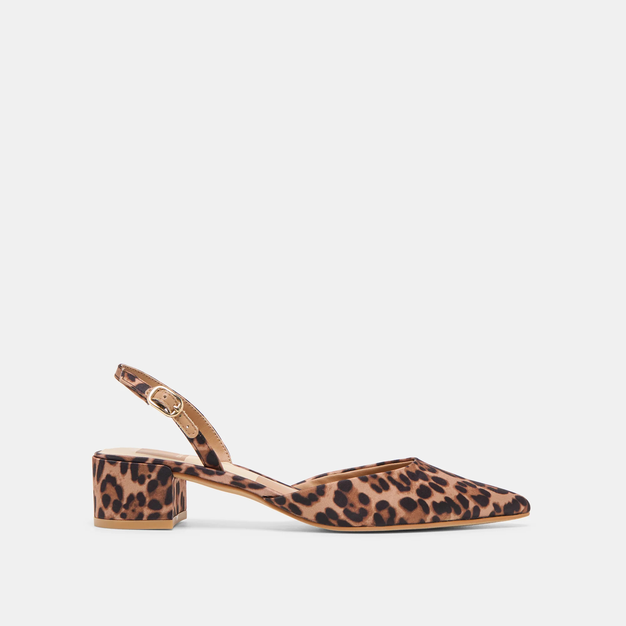 Carel Heels Dk Leopard Satin | DolceVita.com