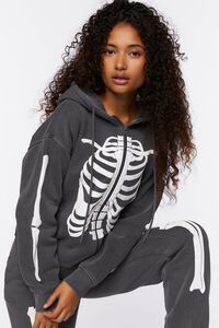 Skeleton Zip-Up Hoodie | Forever 21 | Forever 21 (US)