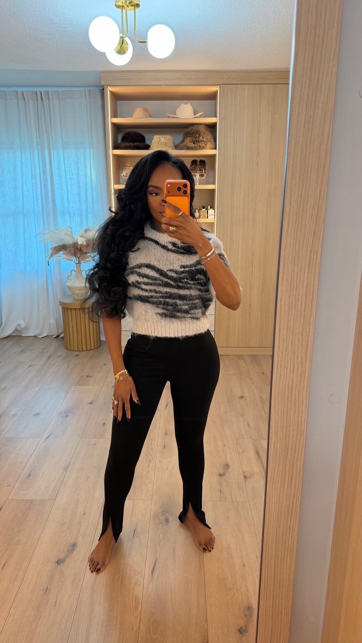 Walmart really delivered on chic neutrals with this look 🤍  
The zebra knit top paired with slit-hem pants feels effortless, comfortable, and polished all at once. It’s one of those easy outfits that works for everyday life but still looks styled and intentional.

Perfect for:
• Workdays
• Brunch plans
• Casual dinners
• Everyday elevated wear

📏 Sizing:
Top: Small  
Pants: Small  

Affordable neutral outfits, elevated everyday style, chic Walmart fashion finds, comfortable polished looks, easy outfit ideas you’ll reach for on repeat.

Follow me on Instagram and YouTube @kirasfashionfinds

Follow my LTK @kirasfashionfinds on the @shop.LTK app to view this post and get my exclusive app-only content!

#liketkit #LTKFindsUnder100 #LTKFindsUnder50
@shop.ltk
https://liketk.it/5sp1B