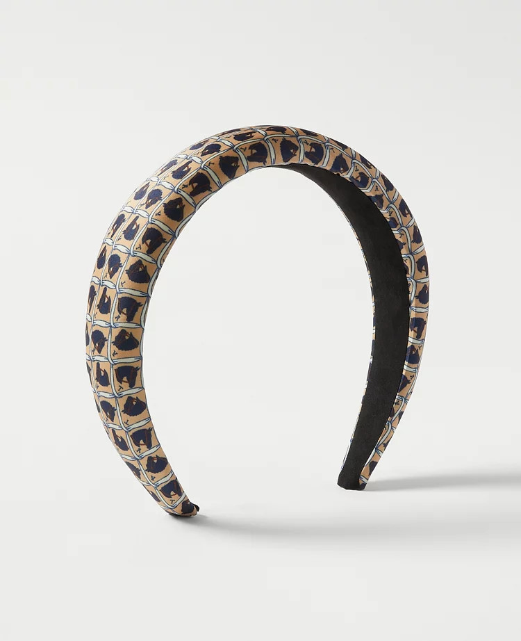 Equestrian Rosette Padded Headband | Ann Taylor (US)