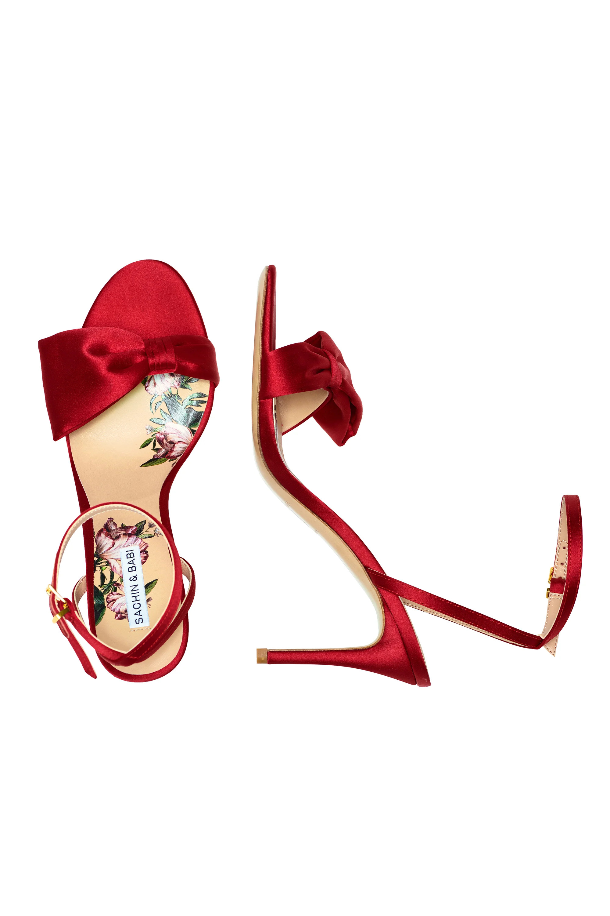 Chelsea Obi-Bow Open Toe - Holly Red | Sachin and Babi
