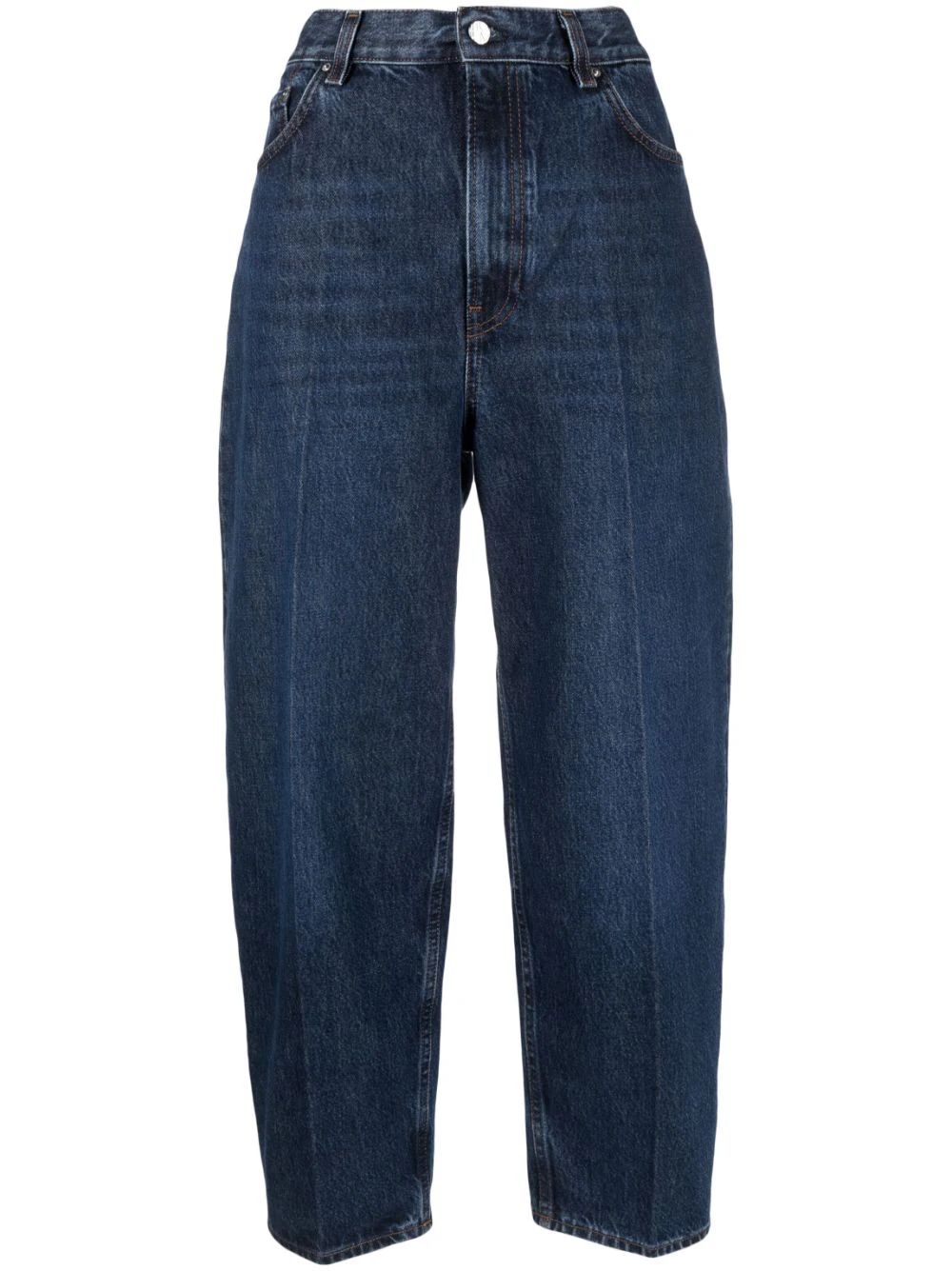 TOTEME Tapered high-waist Jeans - Farfetch | Farfetch Global