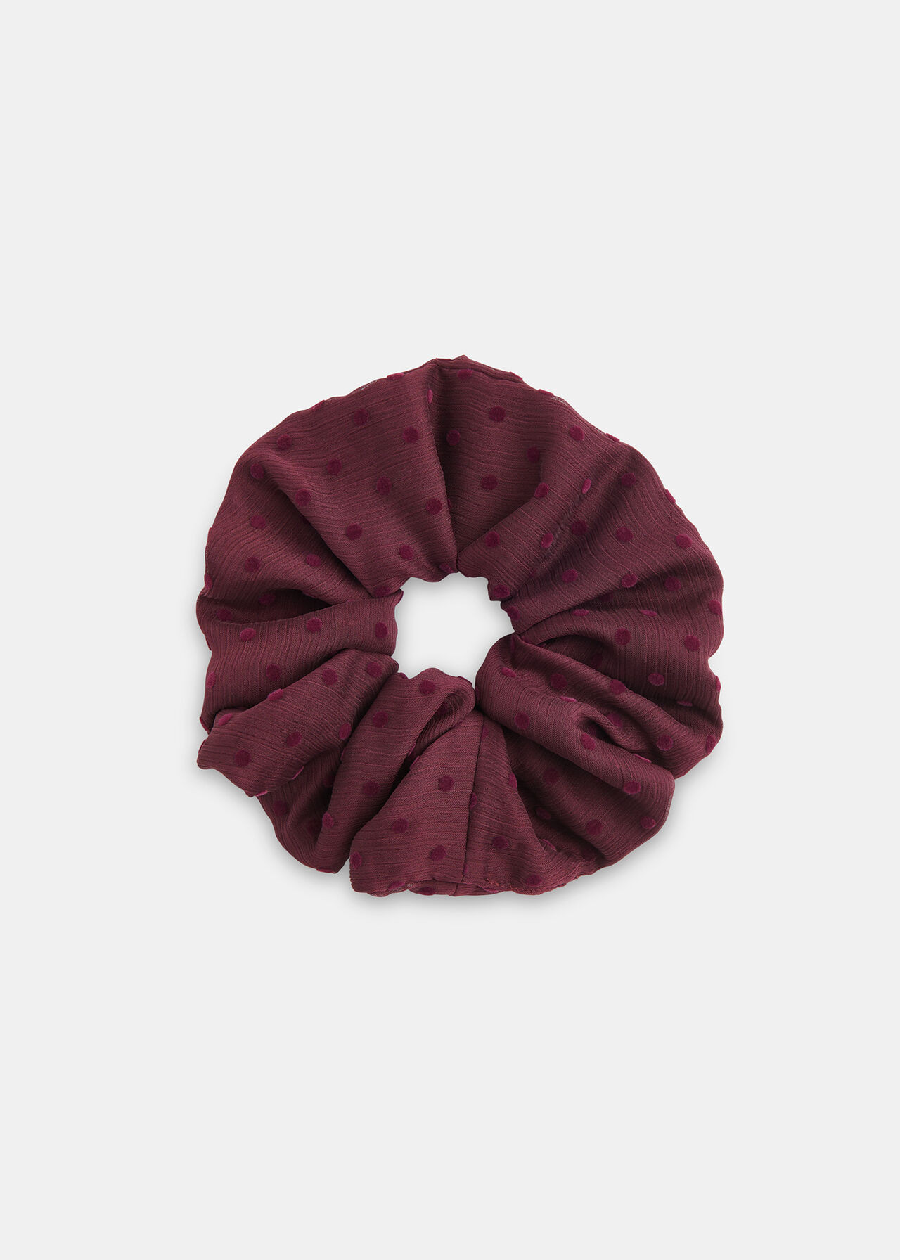 Velvet Dobby Printed Scrunchie | Whistles
