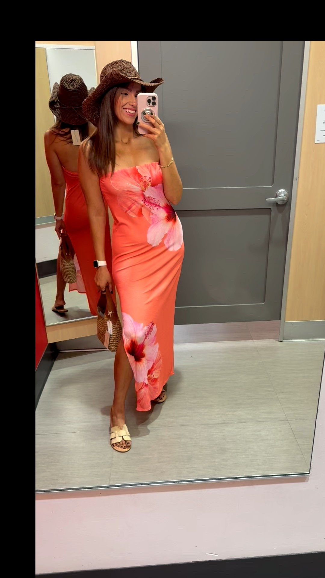 Size M one piece swimsuit. Sized down to XS in the dress. Even the S was too loose on top

#LTKTravel #LTKSeasonal