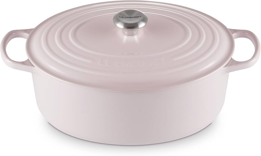 Le Creuset Enameled Cast Iron Signature Oval Dutch Oven, 8 qt., Shallot | Amazon (US)