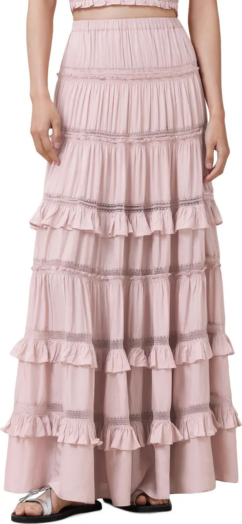 AllSaints Talia Tiered Maxi Skirt | Nordstrom | Nordstrom