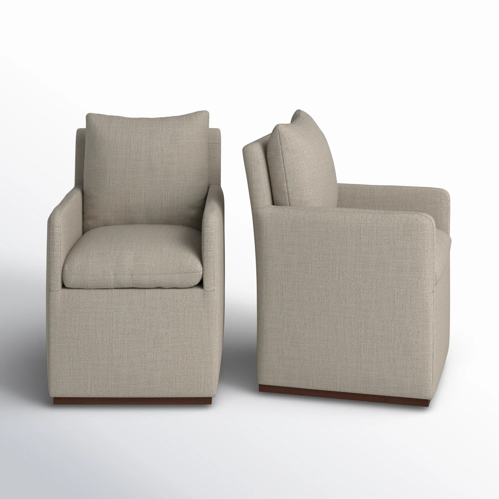 Bobbi Upholstered Armchair (Set of 2) (Set of 2) | Wayfair North America