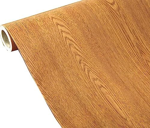 TOOLDECO Peel Stick Wood Grain Wallpaper Countertop Paper Funitures Decorative Vinyl Sticker(24In... | Amazon (US)