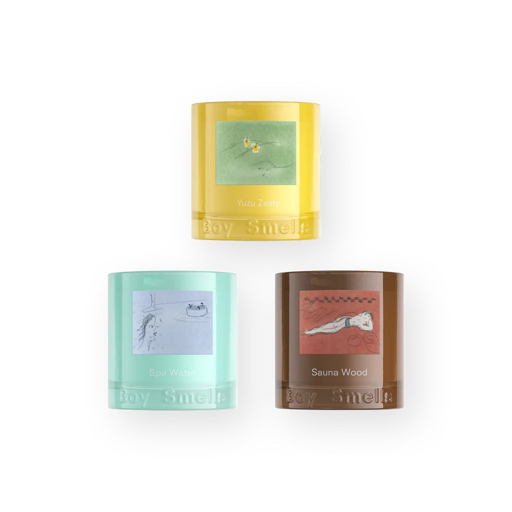 Spa Smells: Soy Blend Scented Candle Set | Boy Smells | Boy Smells