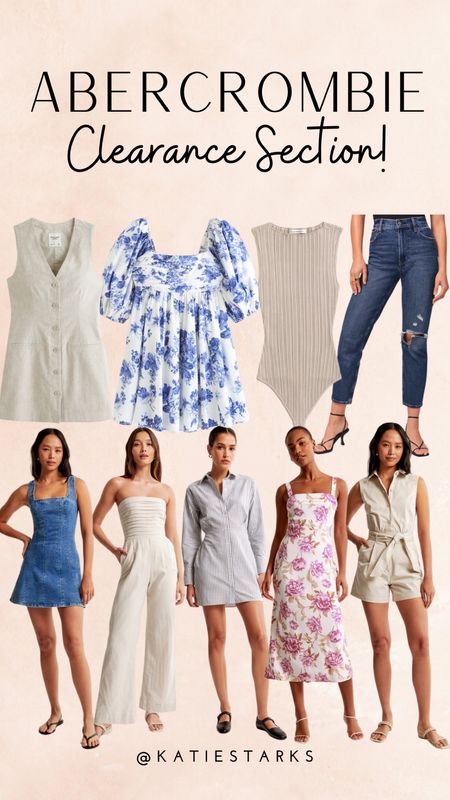 Abercrombie’s clearance section has some great pieces - summer dresses, rompers, jumpsuits, women’s jeans and more!

#LTKStyleTip #LTKSaleAlert #LTKFindsUnder100