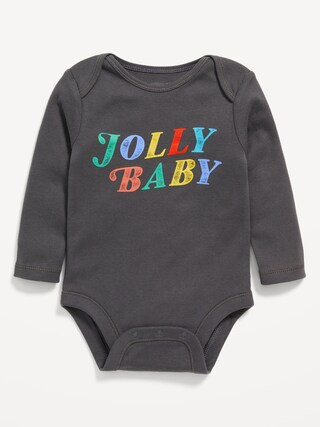 Unisex Long-Sleeve Graphic Bodysuit for Baby | Old Navy (US)