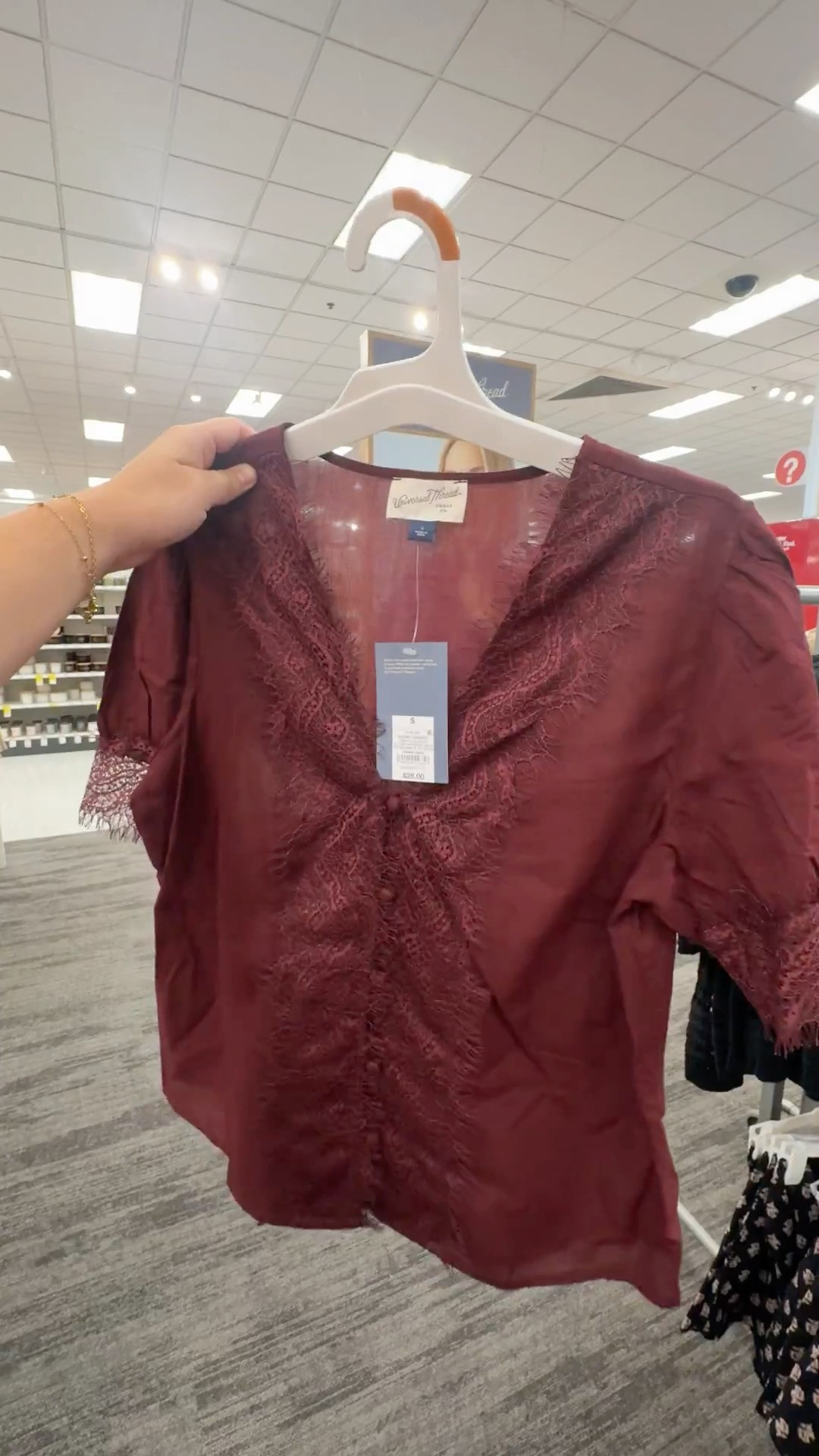 Obsessed with this lace top from Target!  

 #LTKdayinmylife #LTKgrwm #LTKootd