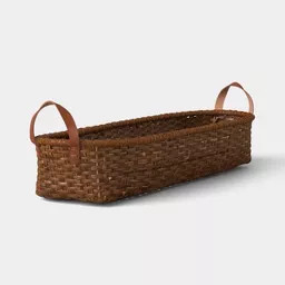 6.5" Rattan Long Fall Basket - Threshold\u2122 | Target