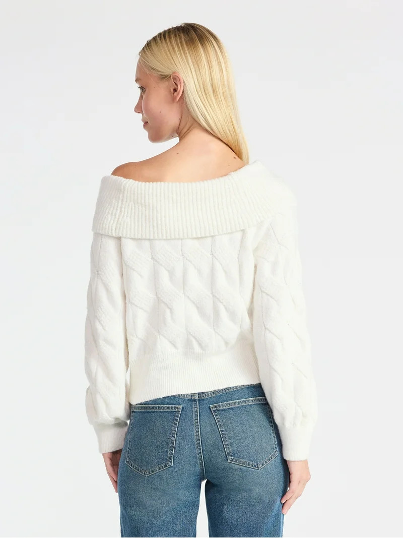 Madden NYC Women's Marilyn Sweater, Midweight, Sizes XXS-XXL | Walmart (US)