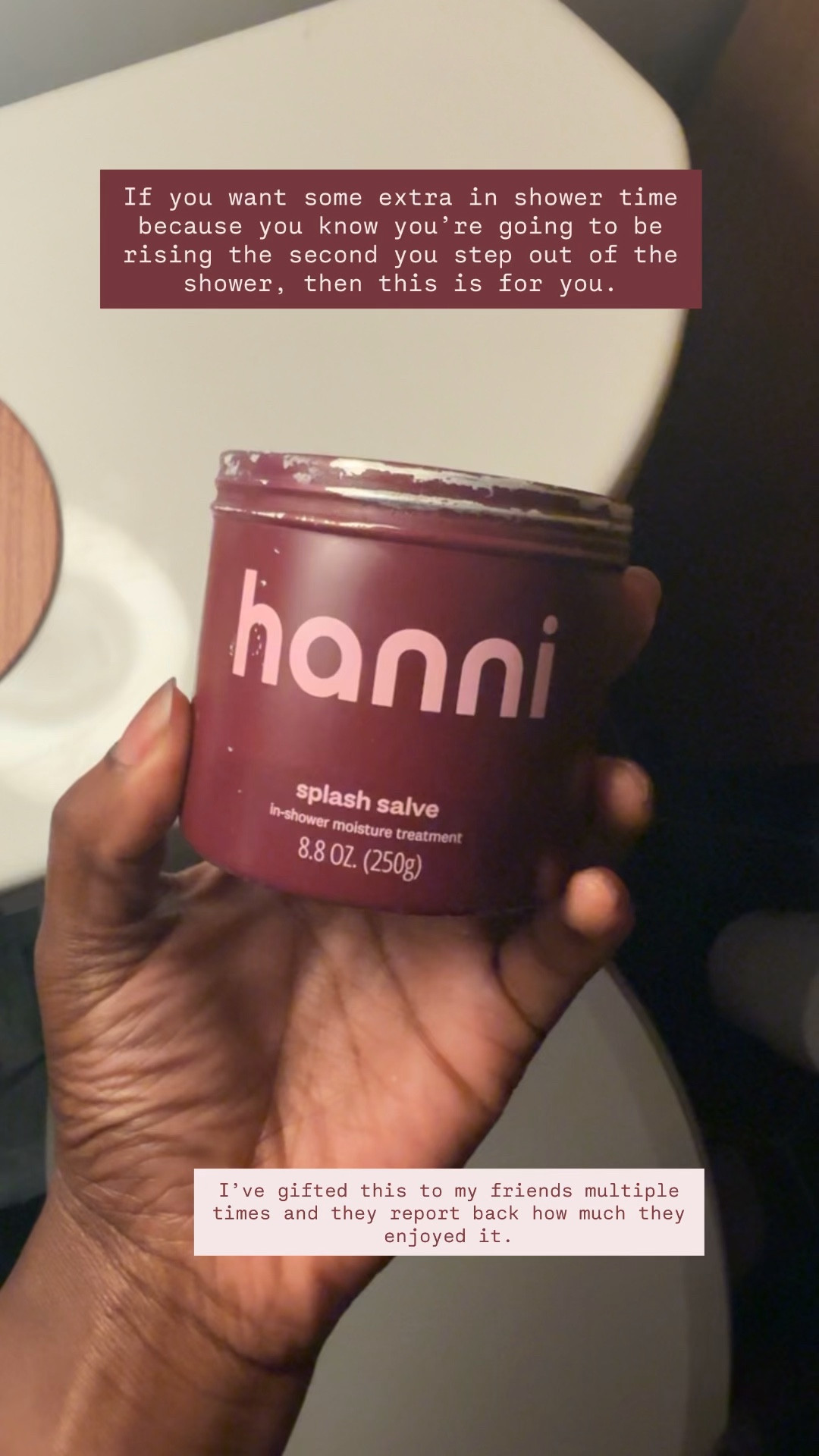 In shower Moisture Trearment 

#LTKselfcare #LTKdayinmylife #LTKmorningroutine