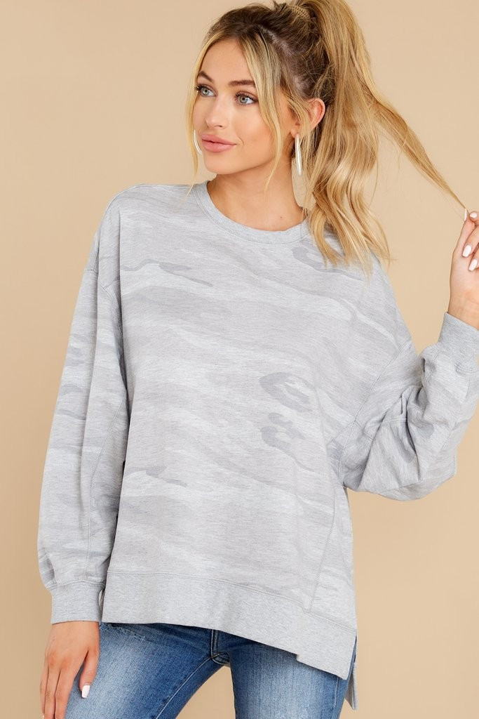 Modern Heather Grey Camo Weekender | Red Dress 