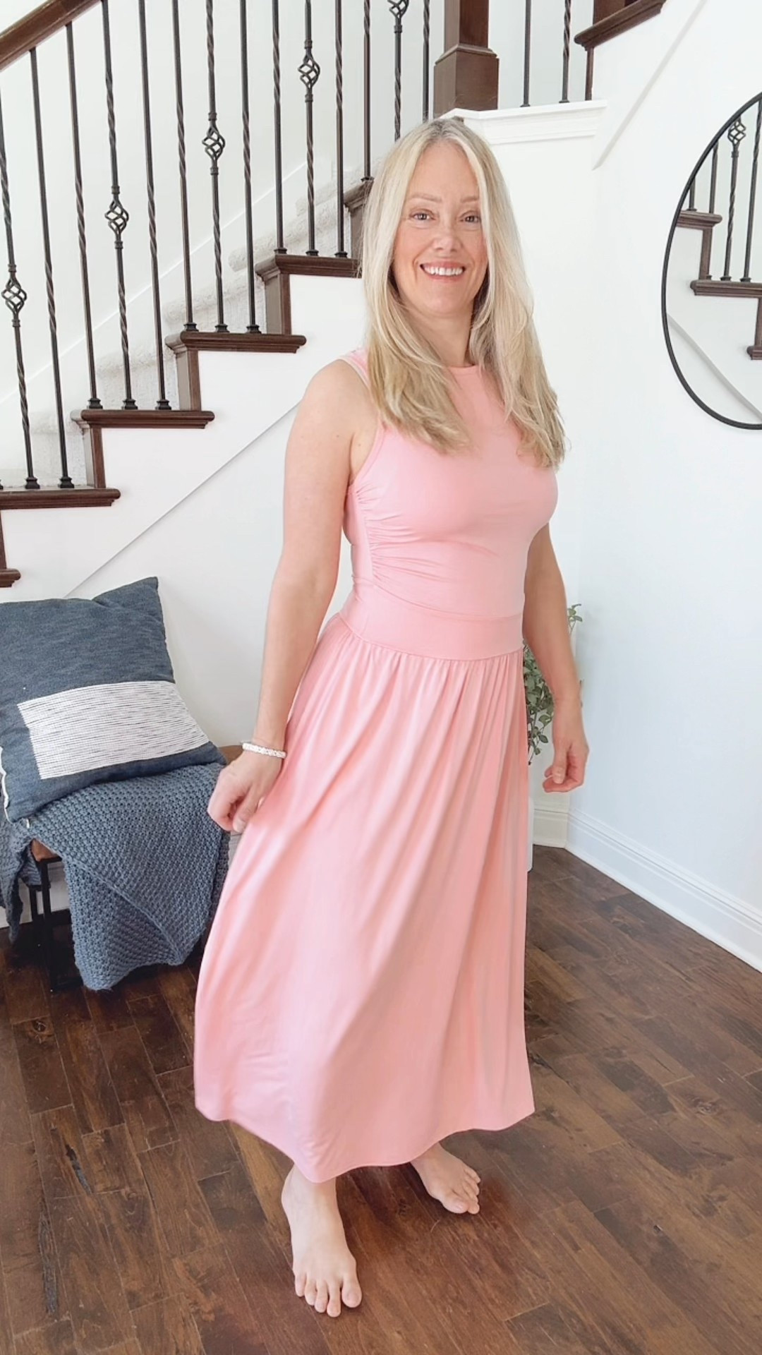 Long stretchy soft cotton sleeveless dress. Great for travel or an outside wedding guest  

#LTKStyleTip #LTKSpringSale #LTKTravel