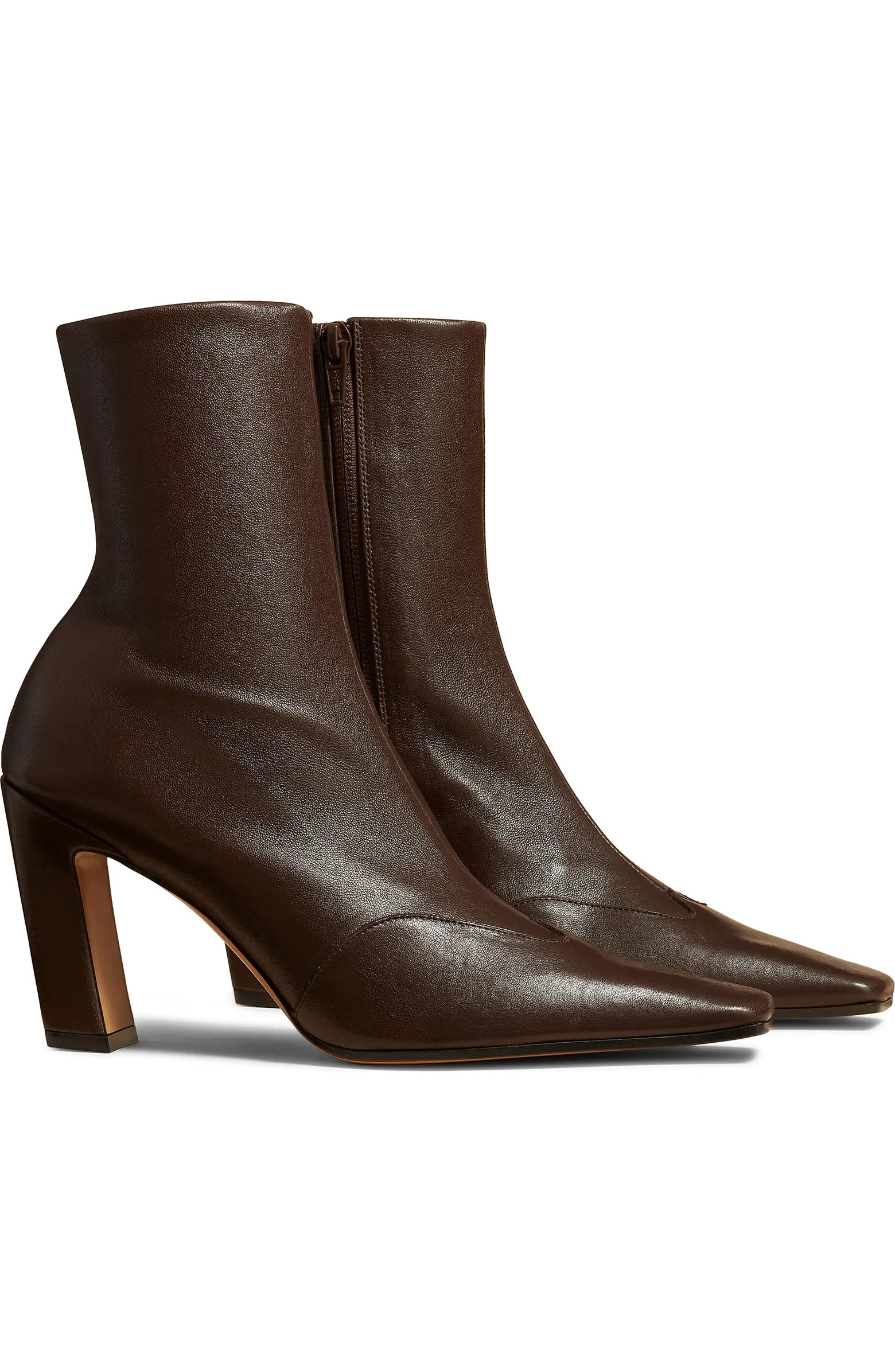 Khaite Nevada Square Toe Bootie (Women) | Nordstrom | Nordstrom