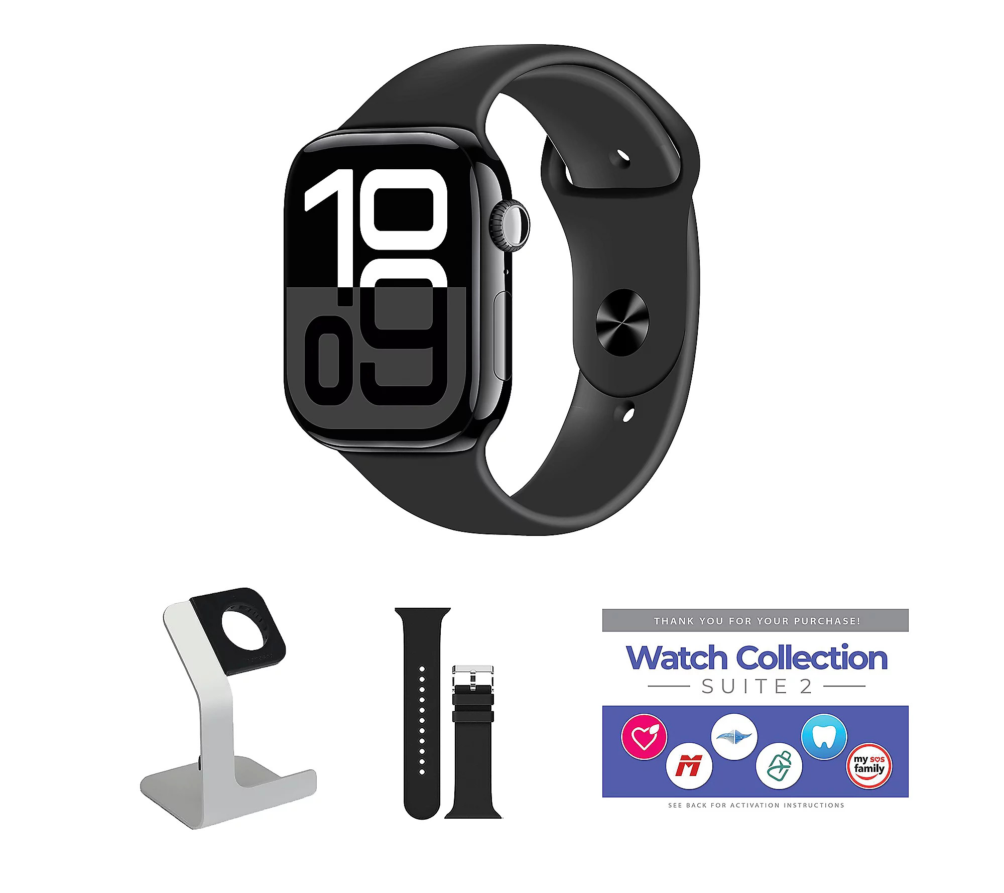 Apple Watch Series 10 GPS 46mm M/L Bundle | QVC