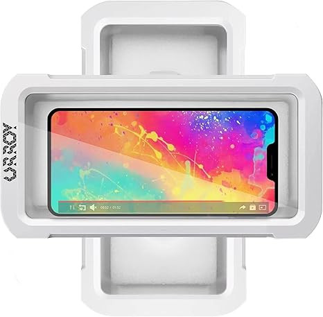 URROY Waterproof Shower Phone Holder, 360° Rotation Shower Phone Case, Anti-Fog High Sensitivity... | Amazon (US)