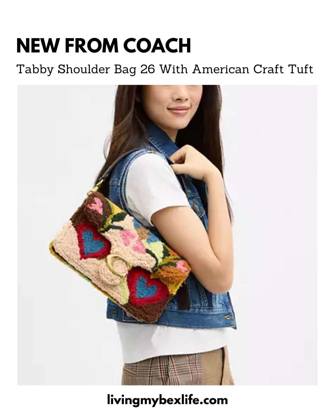 Tabby Shoulder Bag 26 With American Craft Tuft | , coach purse, coach bag, luxury purse, luxury bag 

 #LTKItBag #LTKgrwm #LTKootd #LTKmomlife