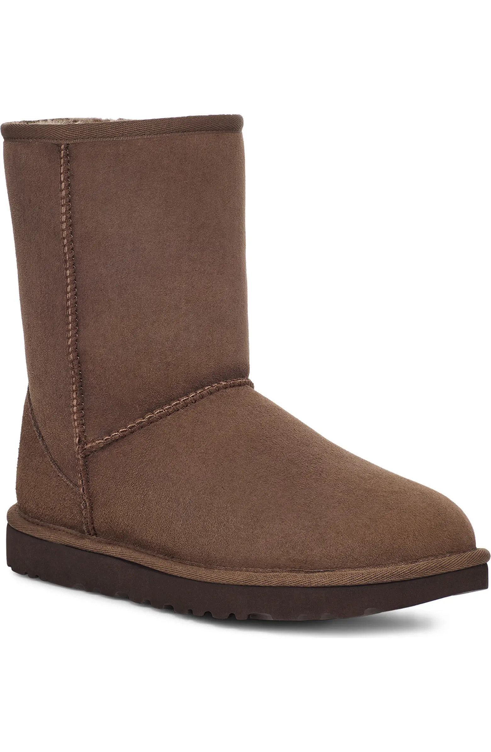 Classic II Genuine Shearling Lined Short Boot (Women) | Nordstrom