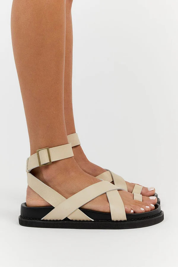 THE BALI TAILOR LENI BONE SANDAL | DISSH