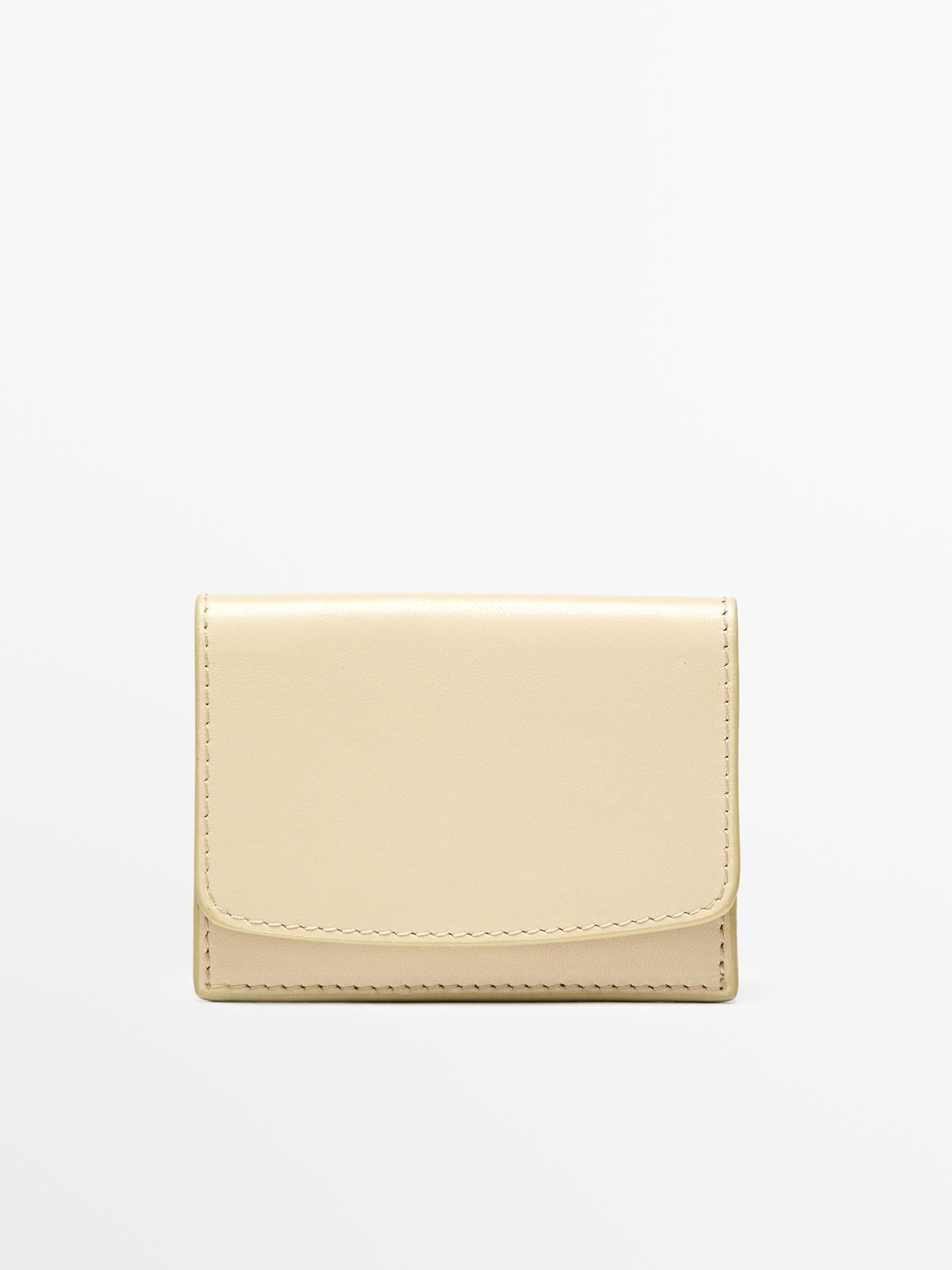 Nappa leather wallet | Massimo Dutti UK