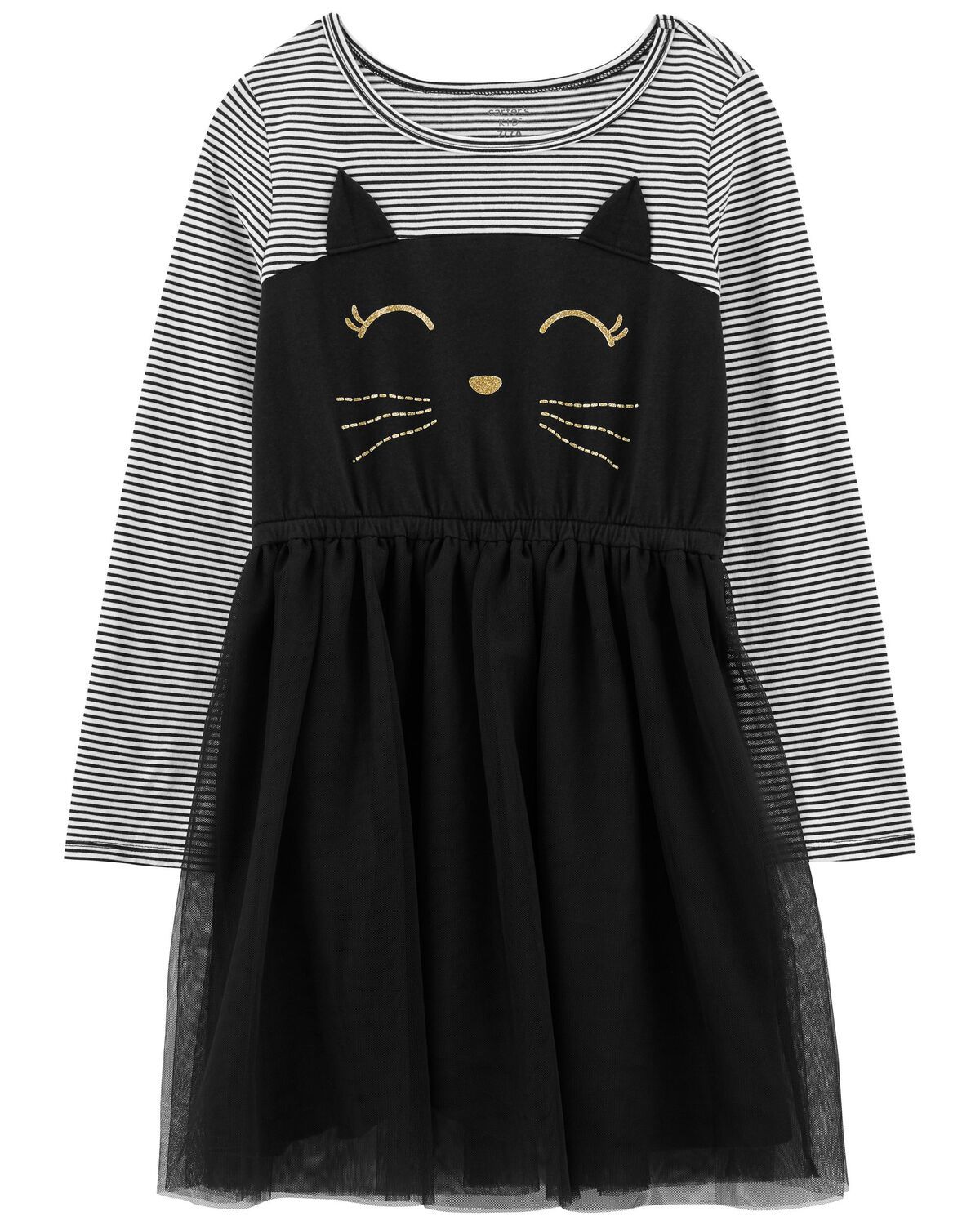 Black Kid Halloween Cat Tutu Dress | carters.com | Carter's