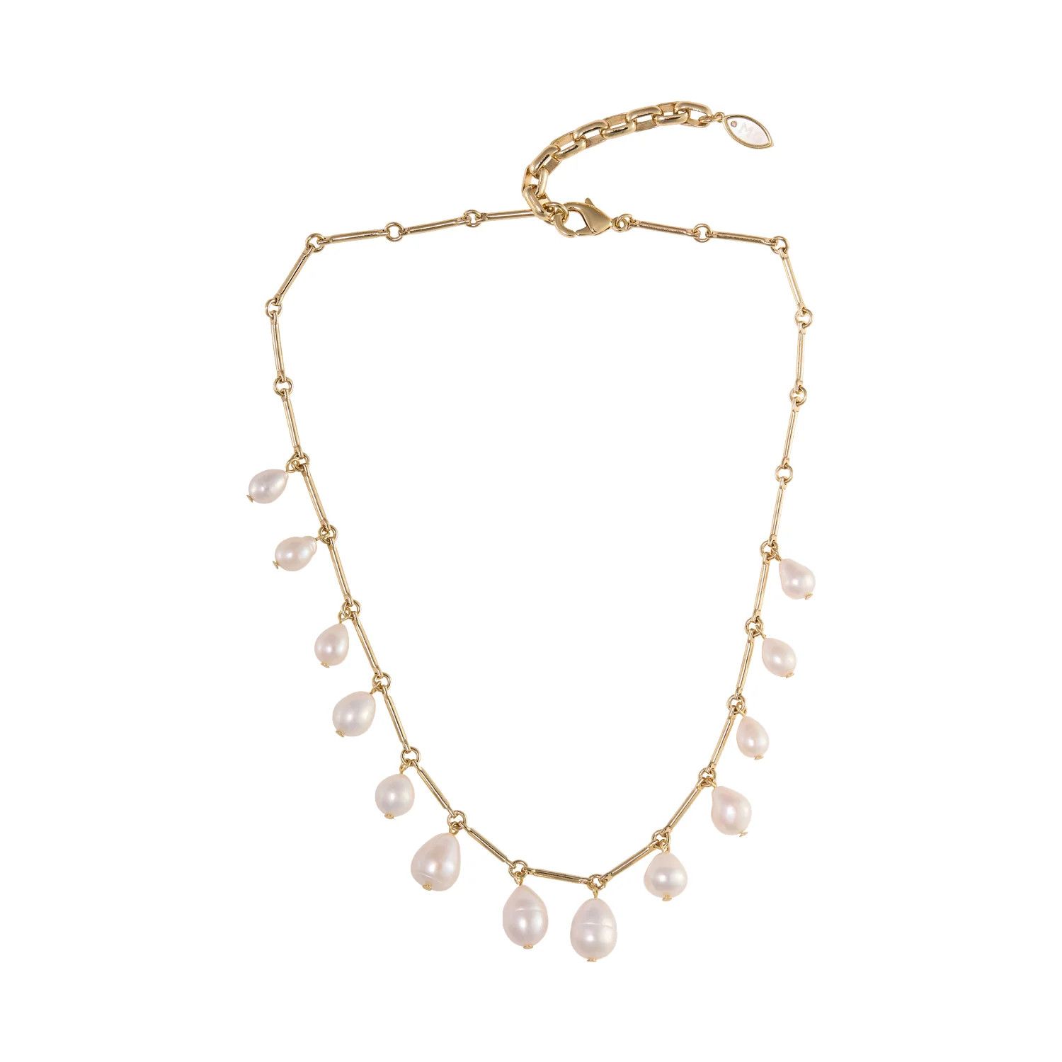 Allegra Necklace White Gold | Mignonne Gavigan