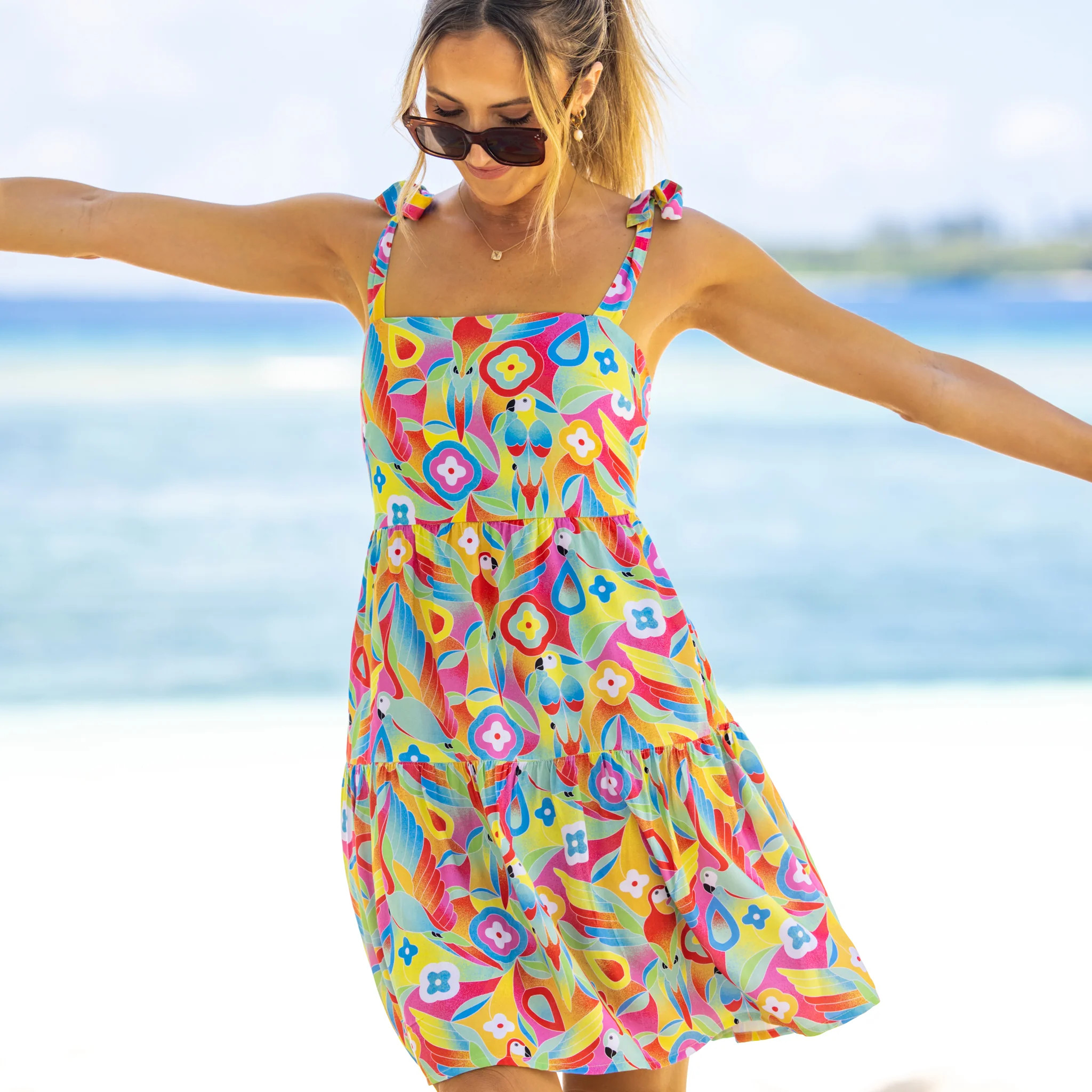 The Caribbean - Mini Resort Dress by Kenny Flowers | Kenny Flowers