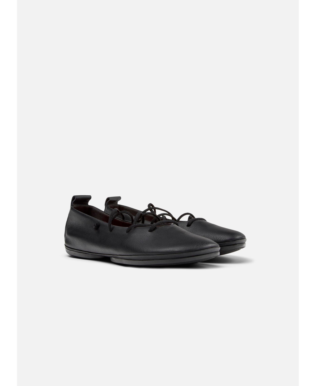 Camper Right Nina Leather Ballerina - Black | Macy's