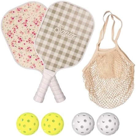 Sonix | USAPA Approved | Pickleball Paddles Set of 2 | Fiberglass Surface Pickleball Set with 2 R... | Amazon (US)
