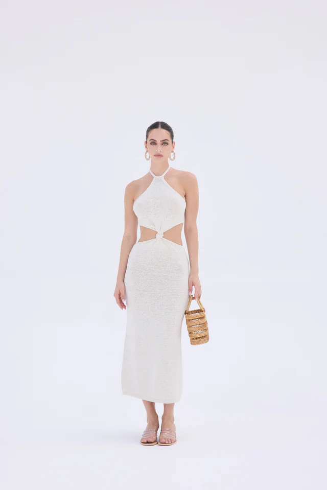 CAMERON KNIT DRESS - OFF WHITE | Cult Gaia - US