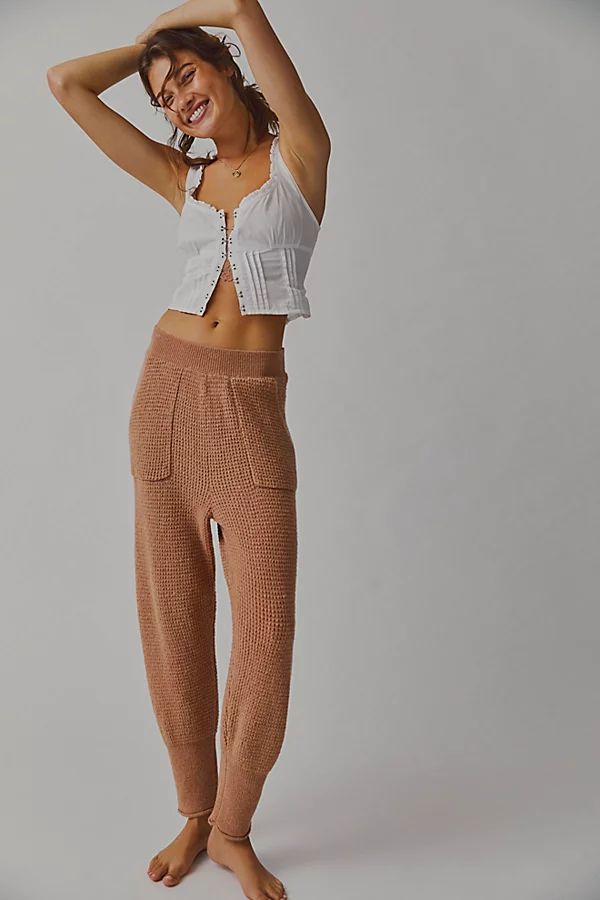C.O.Z.Y Pants by Intimately at Free People, Cafe Cream, S | Free People (Global - UK&FR Excluded)