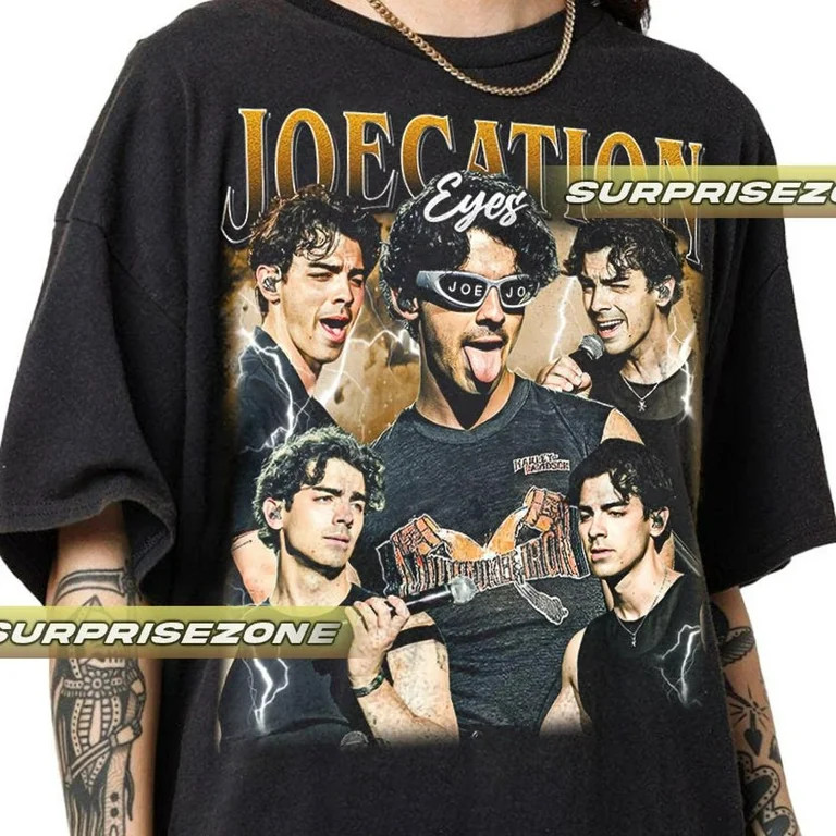Joecation Eyes, Joe Jonas Unisex Softstyle Vintage Shirt, Gift For Woman and Man Unisex T-Shirt | Walmart (US)