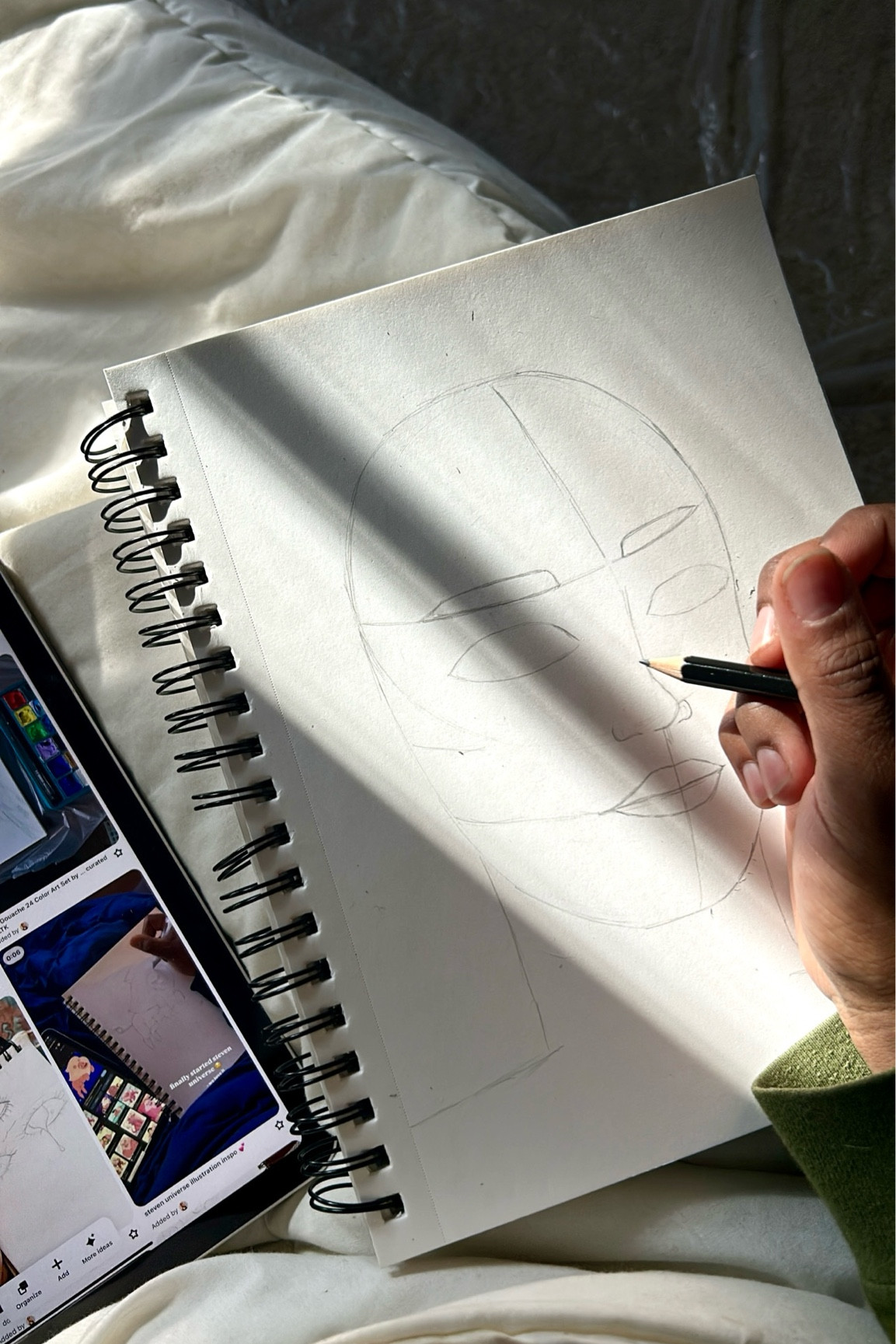 art tools linked ✍🏾 started a new sketch - a humanoid robot? i’m wondering how it’ll turn out ☺️ 

#sketchbook #visualartist #illustration

#LTKSaleAlert #LTKFindsUnder50