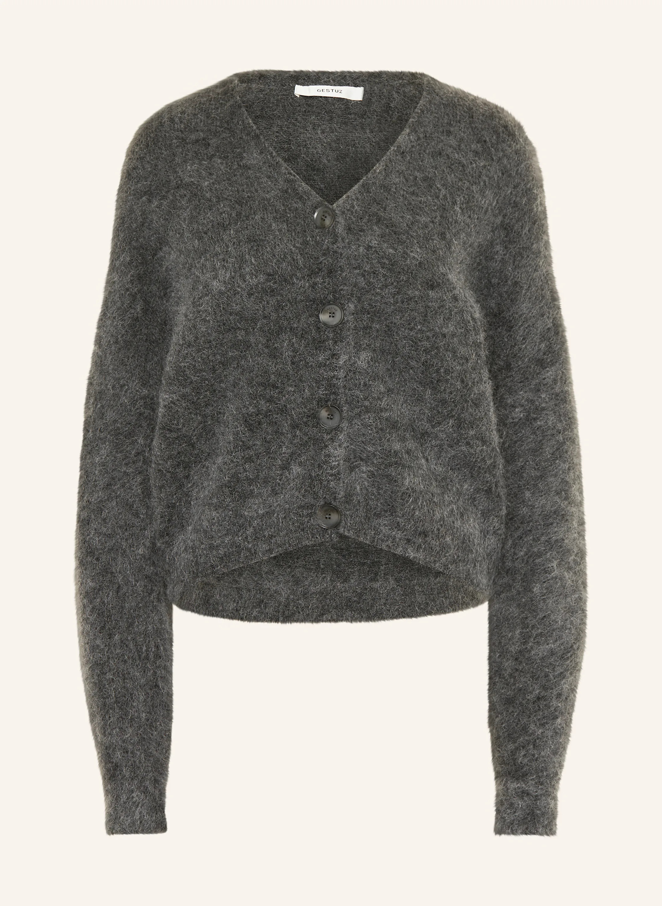 GESTUZ Strickjacke GZDEBBIE mit Mohair in dunkelgrau | Breuninger (DACH)