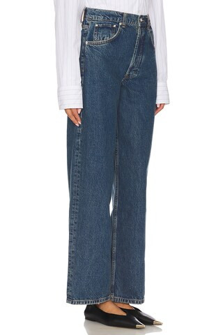 ANINE BING Manon Jeans in Sea Blue from Revolve.com | Revolve Clothing (Global)