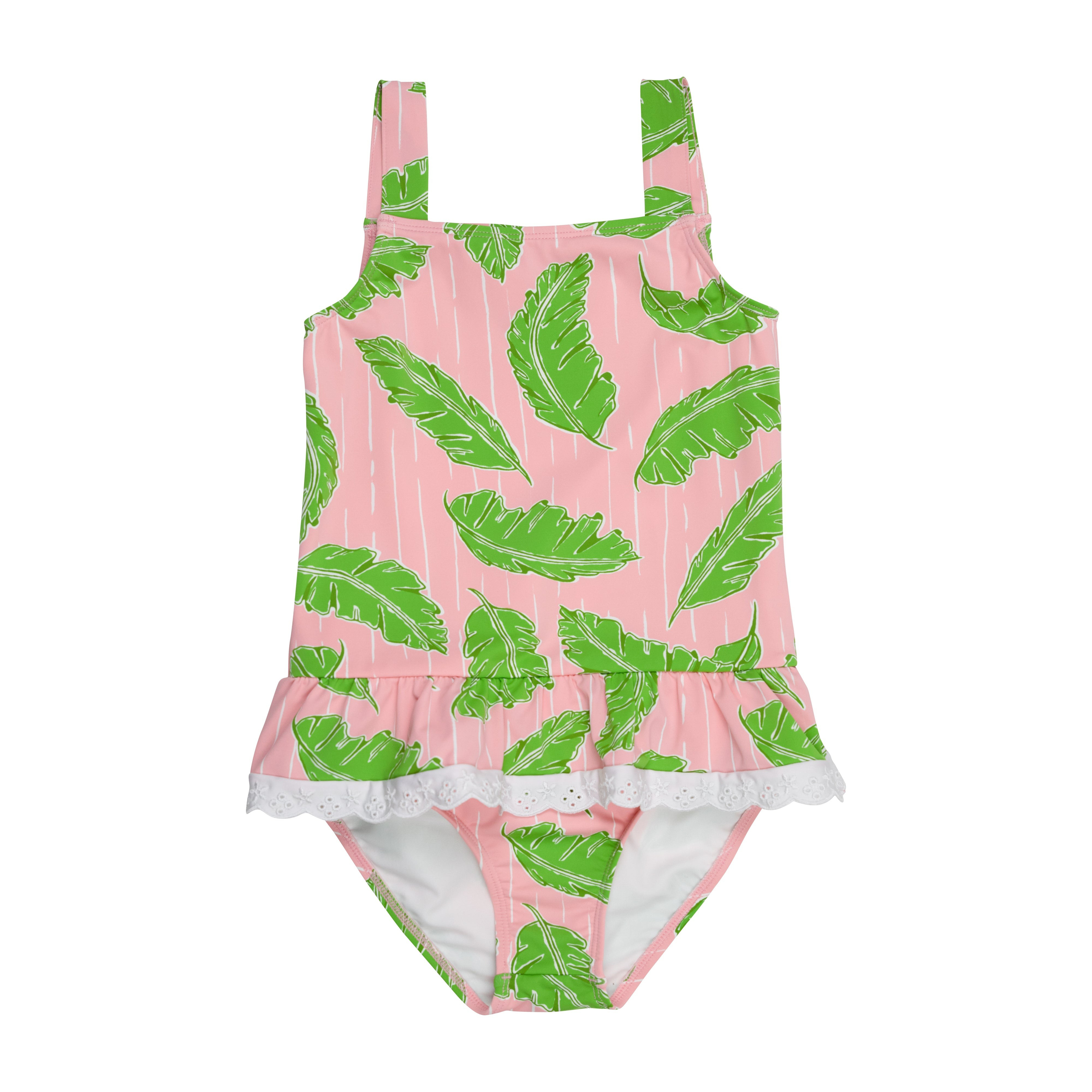 Grace Bay Bathing Suit - Colony Camouflage with Worth Avenue White Eyelet | The Beaufort Bonnet Company