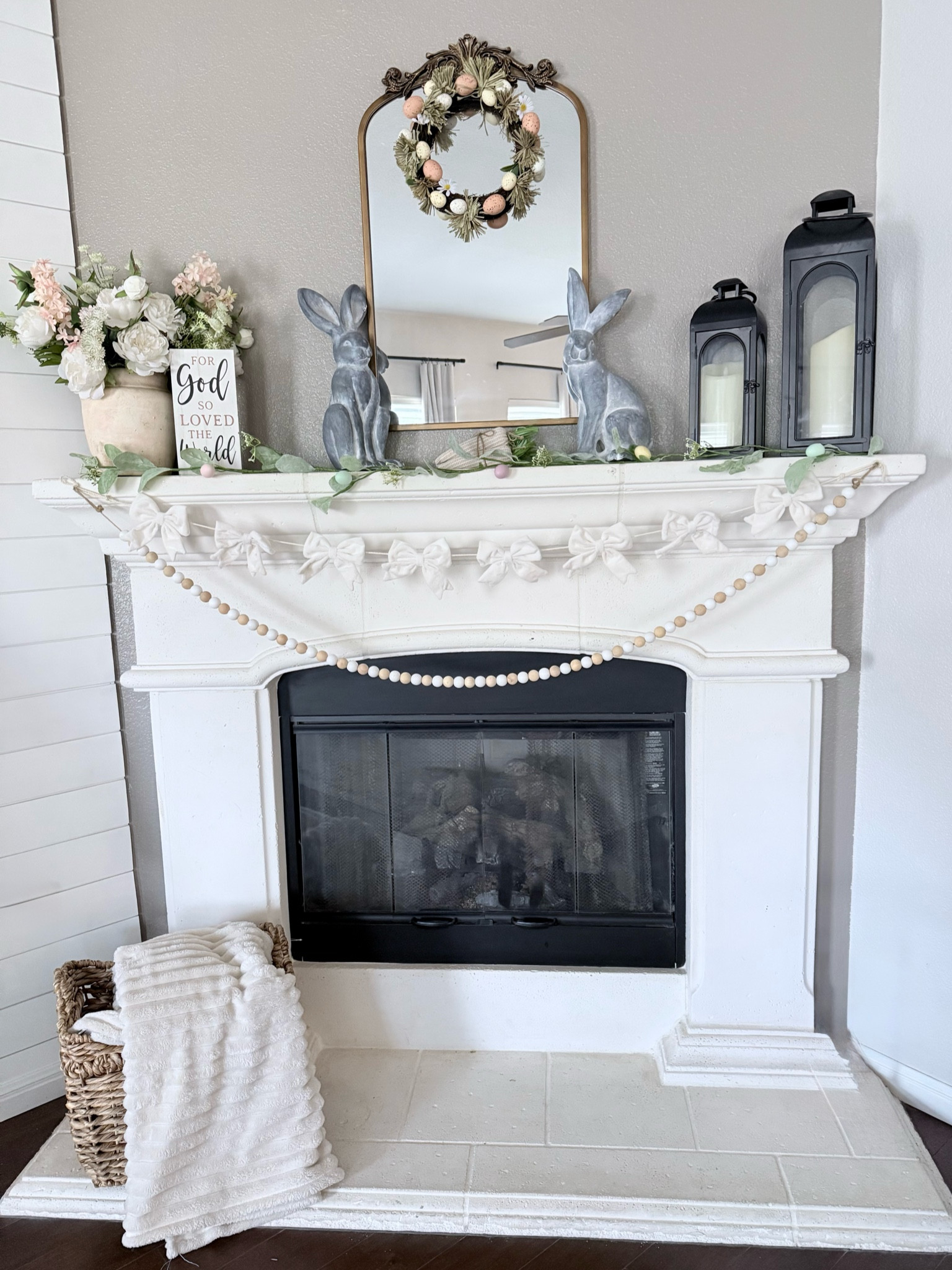 Easter Mantle Decor #easterdecor #wmeaster #walmarteaster #walmartspring #easter #springdecor 

#LTKHome #LTKSeasonal #LTKStyleTip