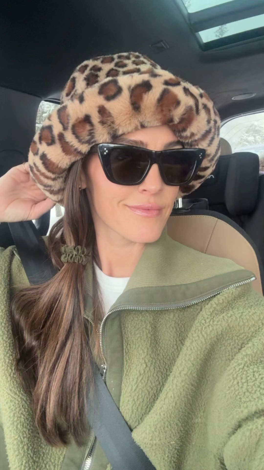 Snowy school pickup! I’ll be wearing faux fur hats all winter long ❄️❄️💁🏻‍♀️

#LTKSeasonal #LTKmomlife #LTKootd